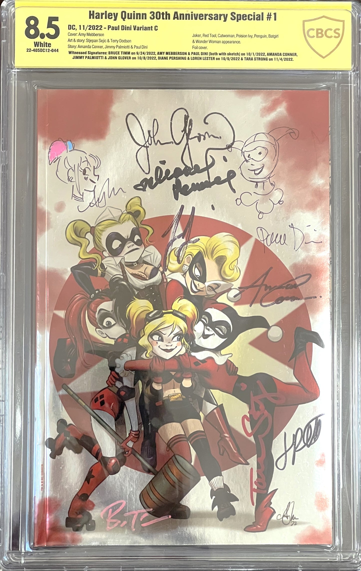 Harley Quinn 30th Anniversary Special #1. Paul Dini Variant. CBCS 8.5