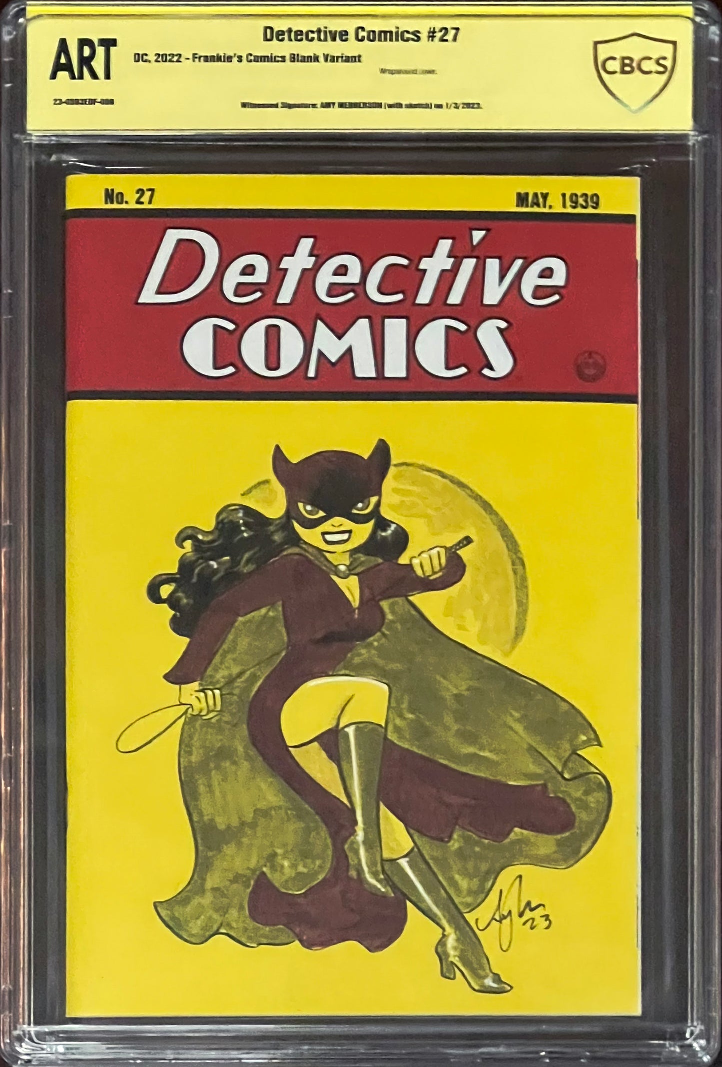 Detective Comics #27 - Original Amy Mebberson Front Cover Sketch